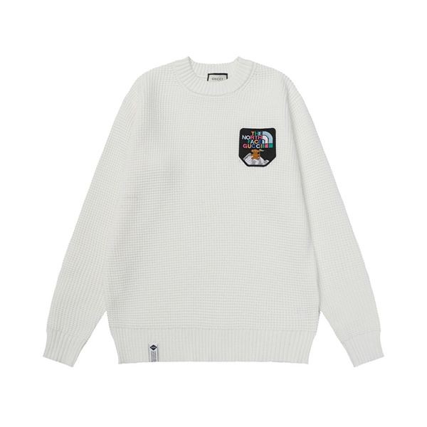 グッチ×ノースフェイス 偽物*コラボロゴ ニット・セーター guh16684